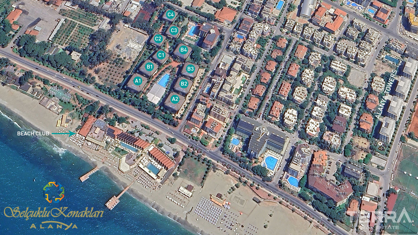 Selçuklu Residence - Central Apartments for Sale by the Sea in Alanya - 100830
