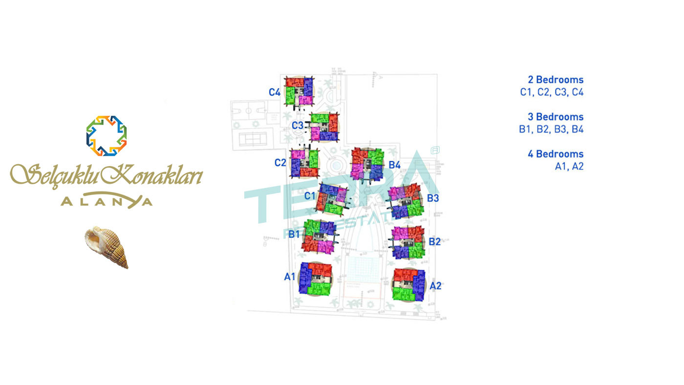Selçuklu Residence - Central Apartments for Sale by the Sea in Alanya - 100848