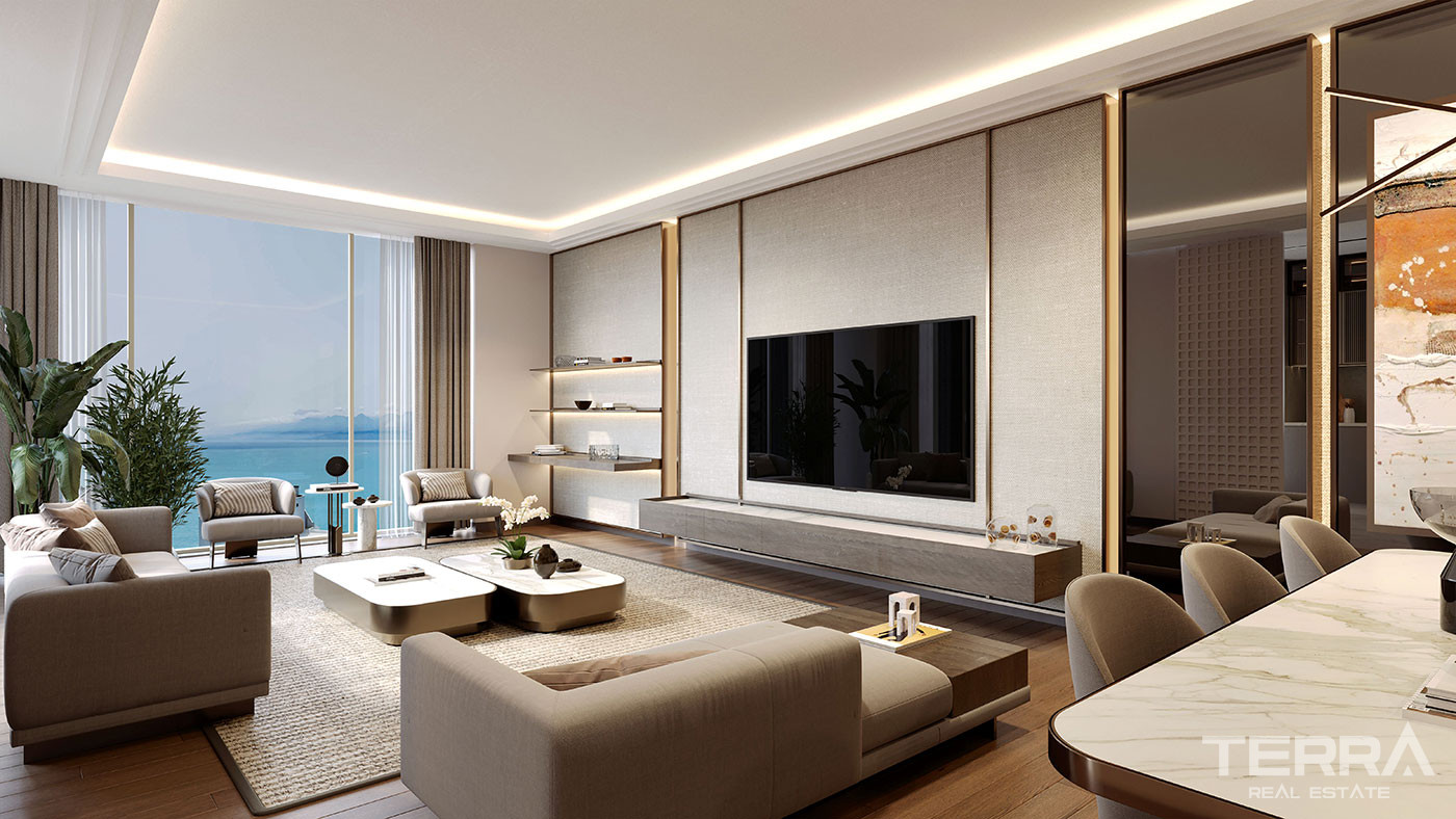 High-Status Apartments in a Unique Residence in Lara, Antalya - 99039