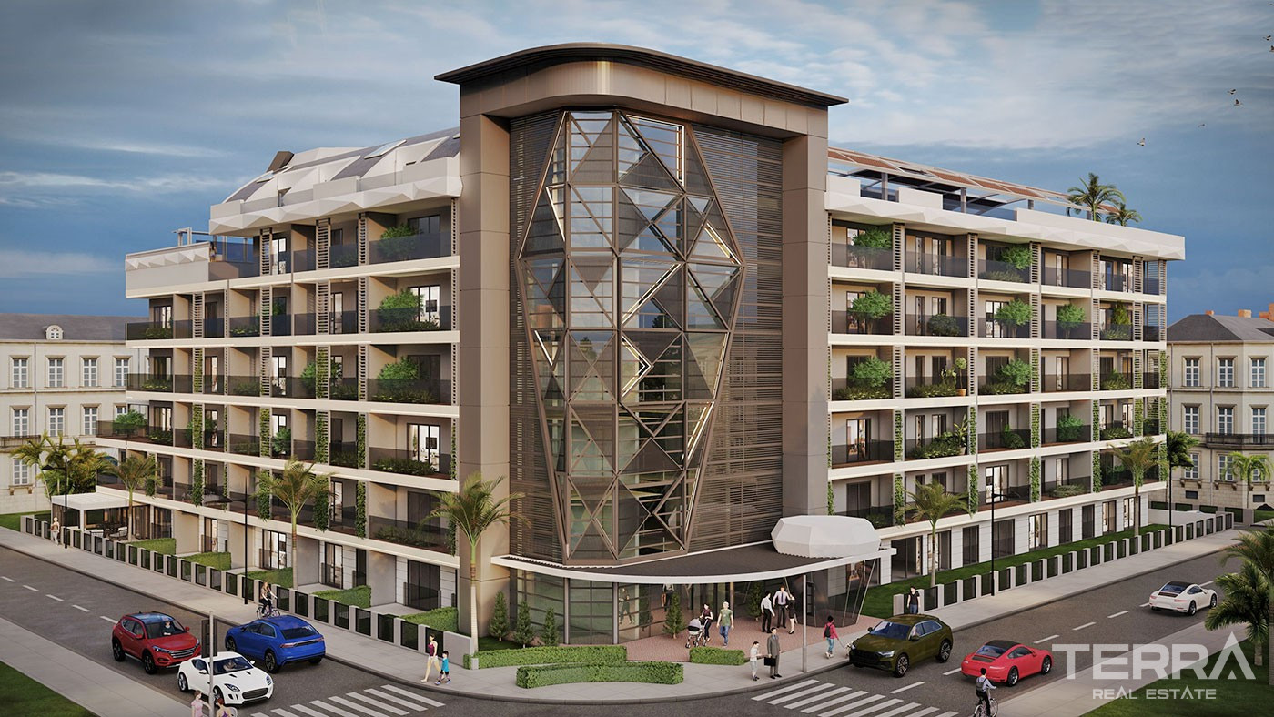 New Apartments with Luxurious Interior Features in Altıntaş, Antalya