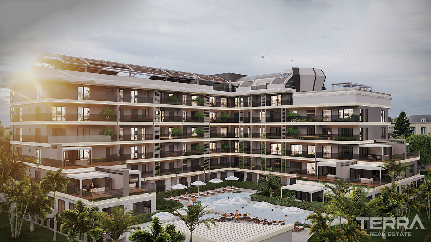 New Apartments with Luxurious Interior Features in Altıntaş, Antalya - 100987