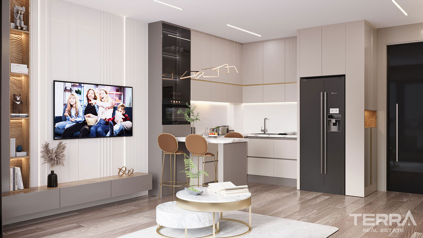 New Apartments with Luxurious Interior Features in Altıntaş, Antalya - 100997