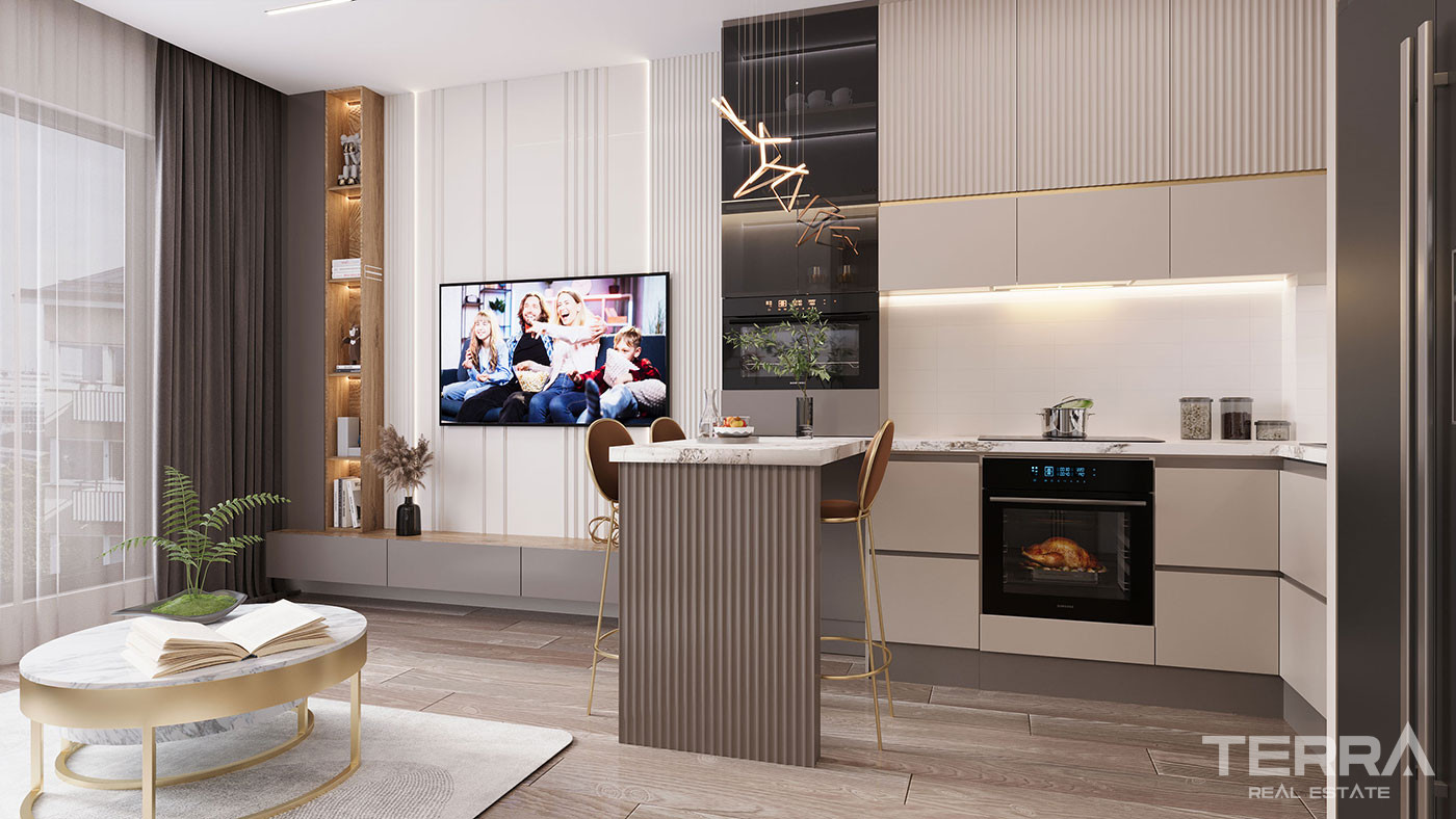 New Apartments with Luxurious Interior Features in Altıntaş, Antalya - 101004