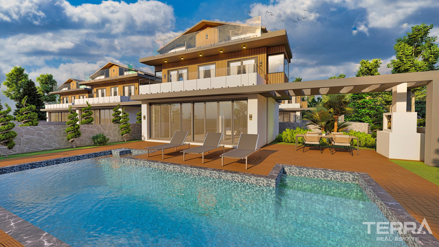 Luxurious Detached Villas in Fethiye with Citizenship Opportunity - 100967
