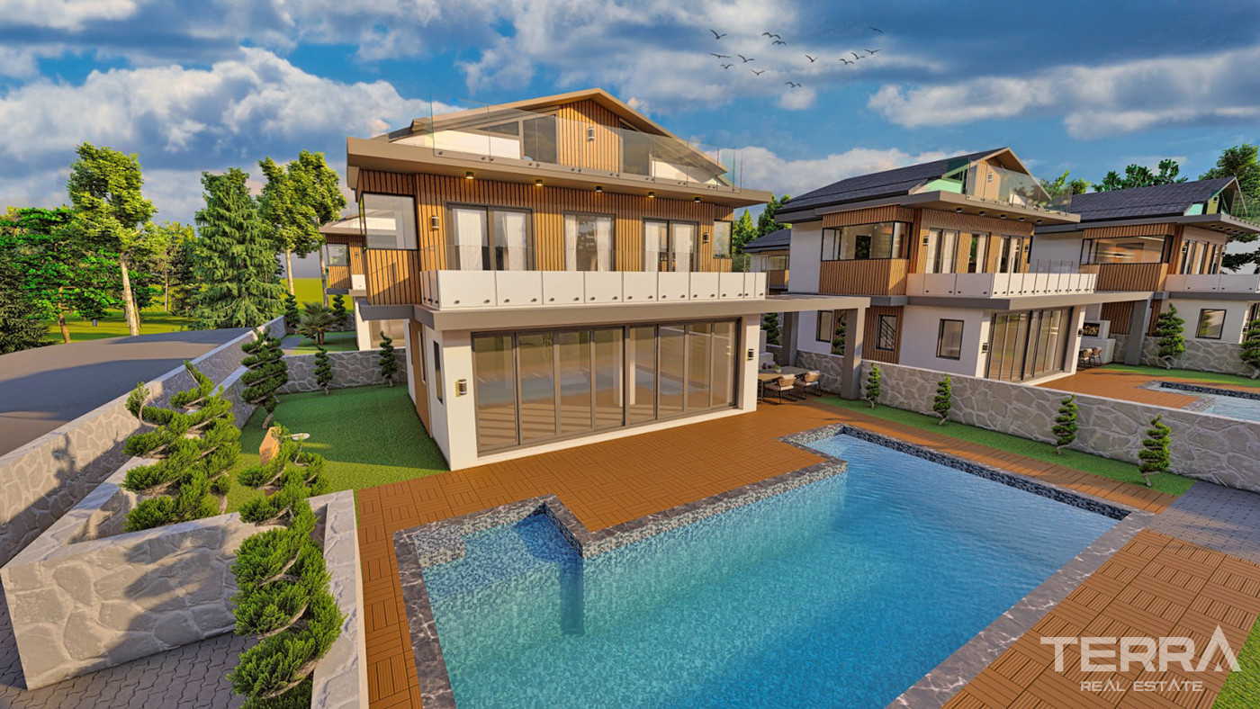 Luxurious Detached Villas in Fethiye with Citizenship Opportunity - 100969
