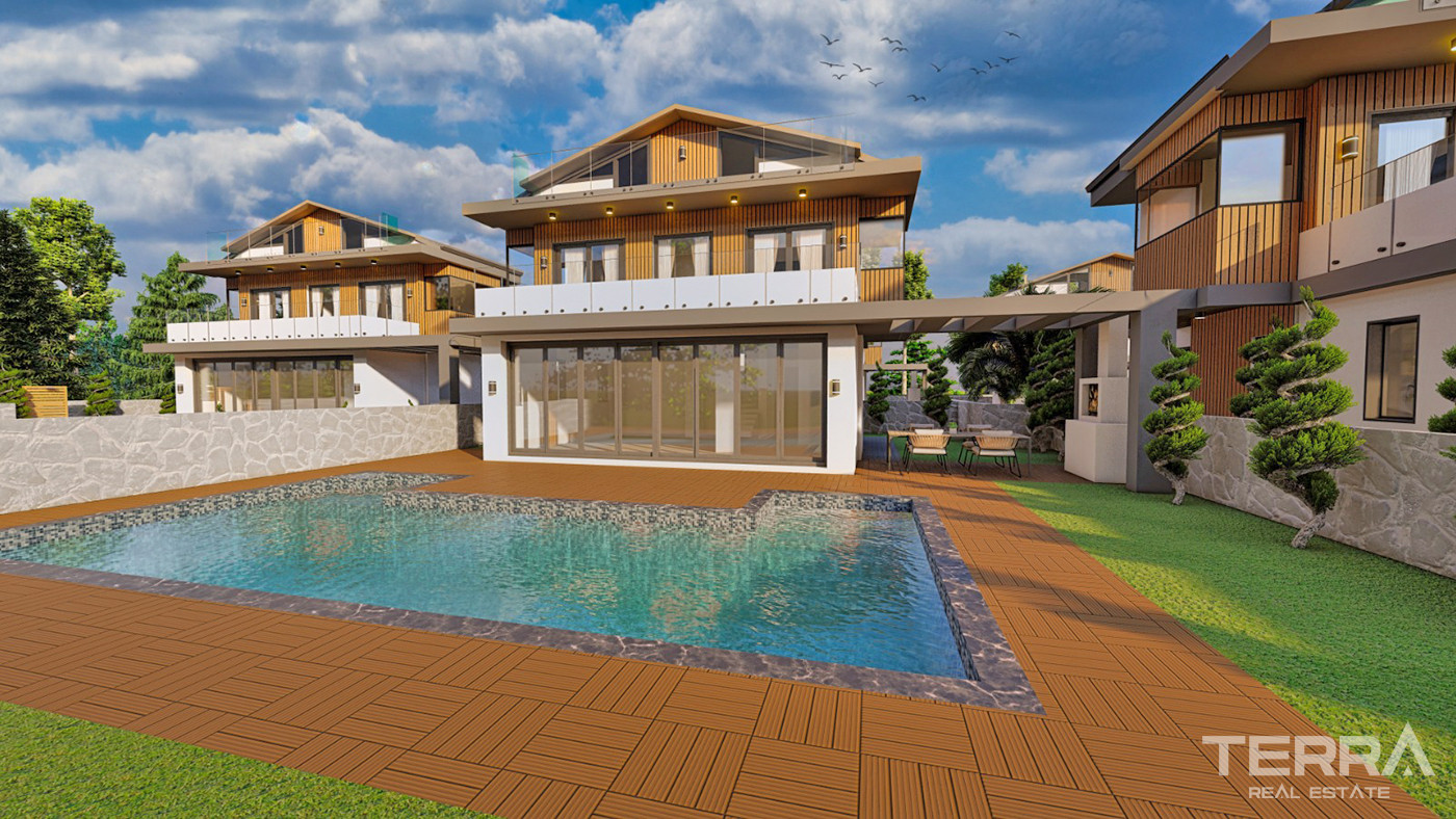 Luxurious Detached Villas in Fethiye with Citizenship Opportunity - 100970