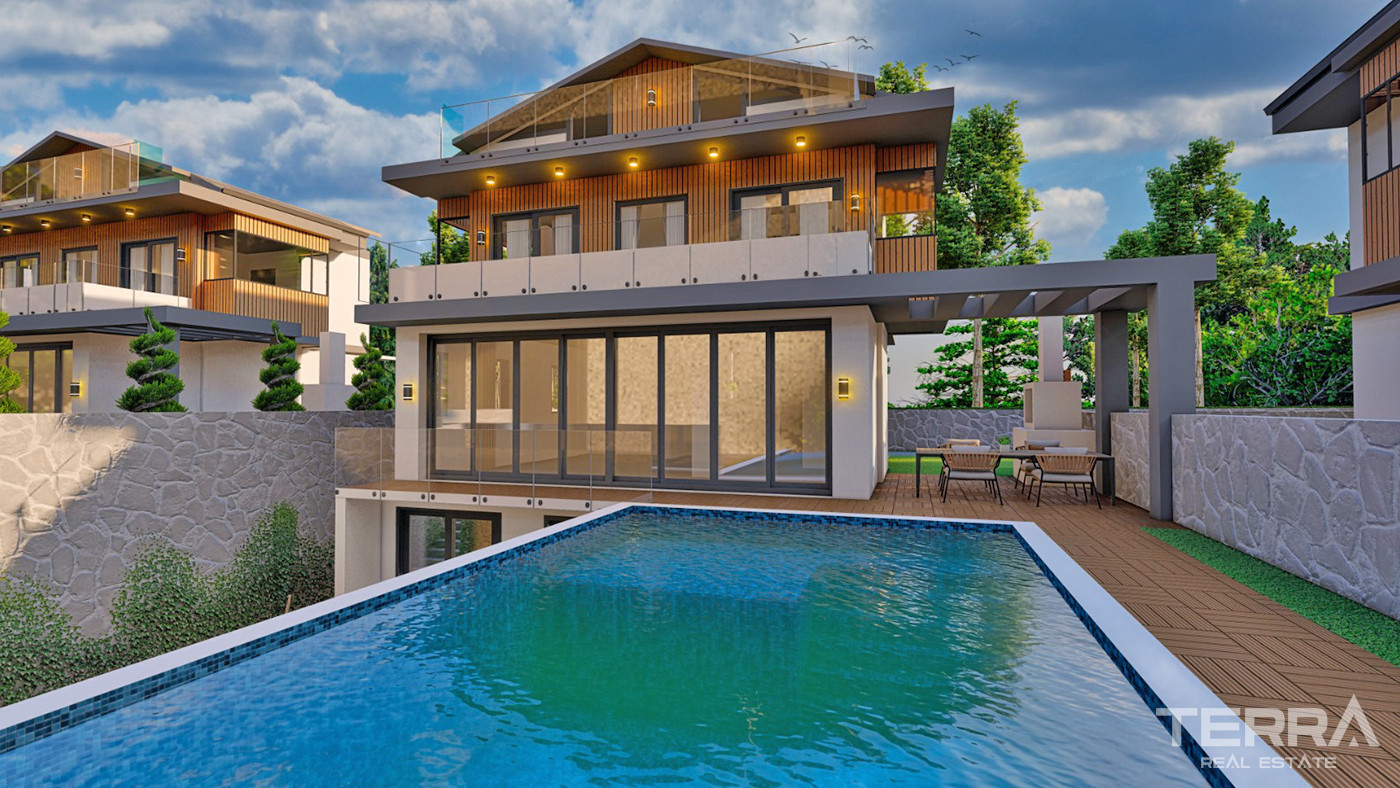 Luxurious Detached Villas in Fethiye with Citizenship Opportunity - 100974