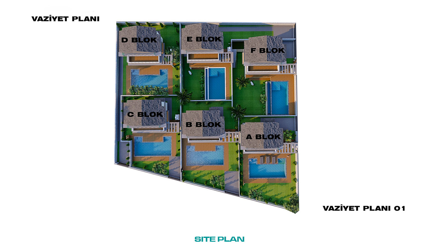 Luxurious Detached Villas in Fethiye with Citizenship Opportunity - 100977