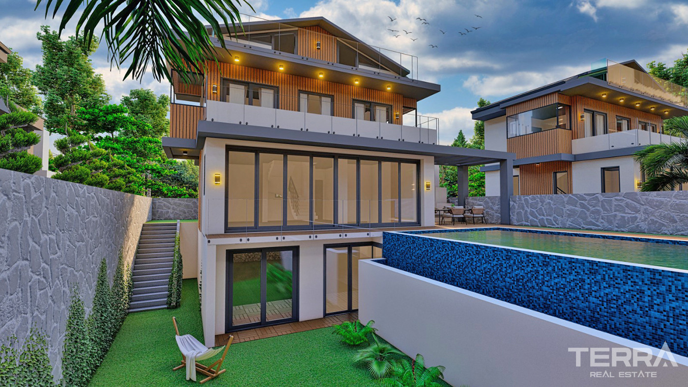 Luxurious Detached Villas in Fethiye with Citizenship Opportunity - 100978