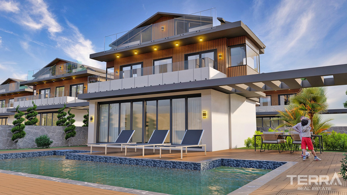 Luxurious Detached Villas in Fethiye with Citizenship Opportunity - 100983
