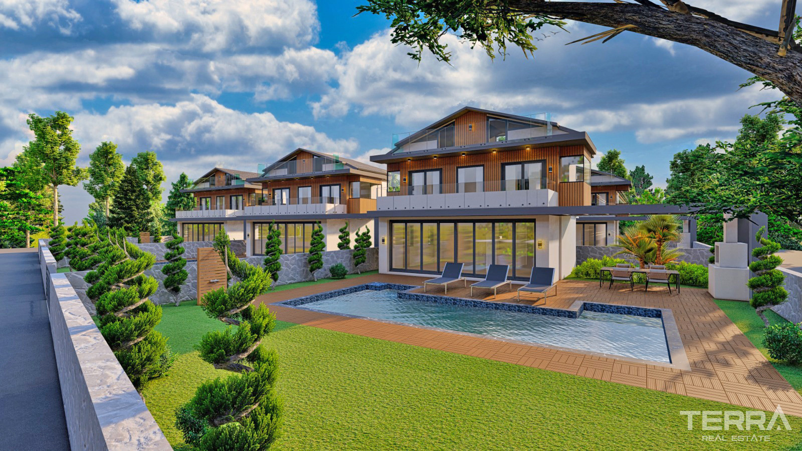 Luxurious Detached Villas in Fethiye with Citizenship Opportunity - 100984