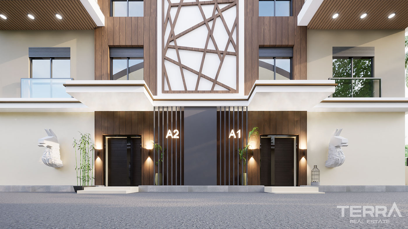 Semi-Detached Antalya Villas with Exclusive Amenities in Konyaaltı - 101094