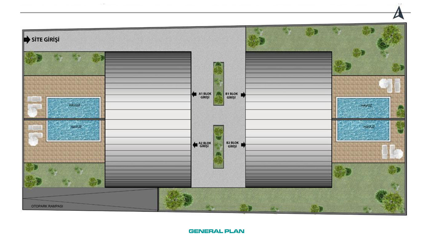 Semi-Detached Antalya Villas with Exclusive Amenities in Konyaaltı - 101101