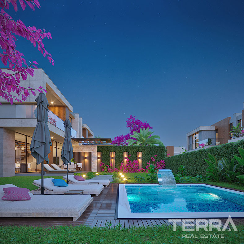 Semi-Detached Villas with Private Beach Access in Bodrum - 101176