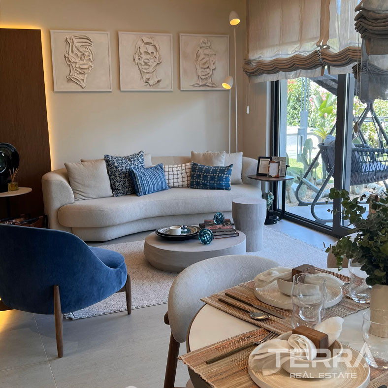 Semi-Detached Villas with Private Beach Access in Bodrum - 101200