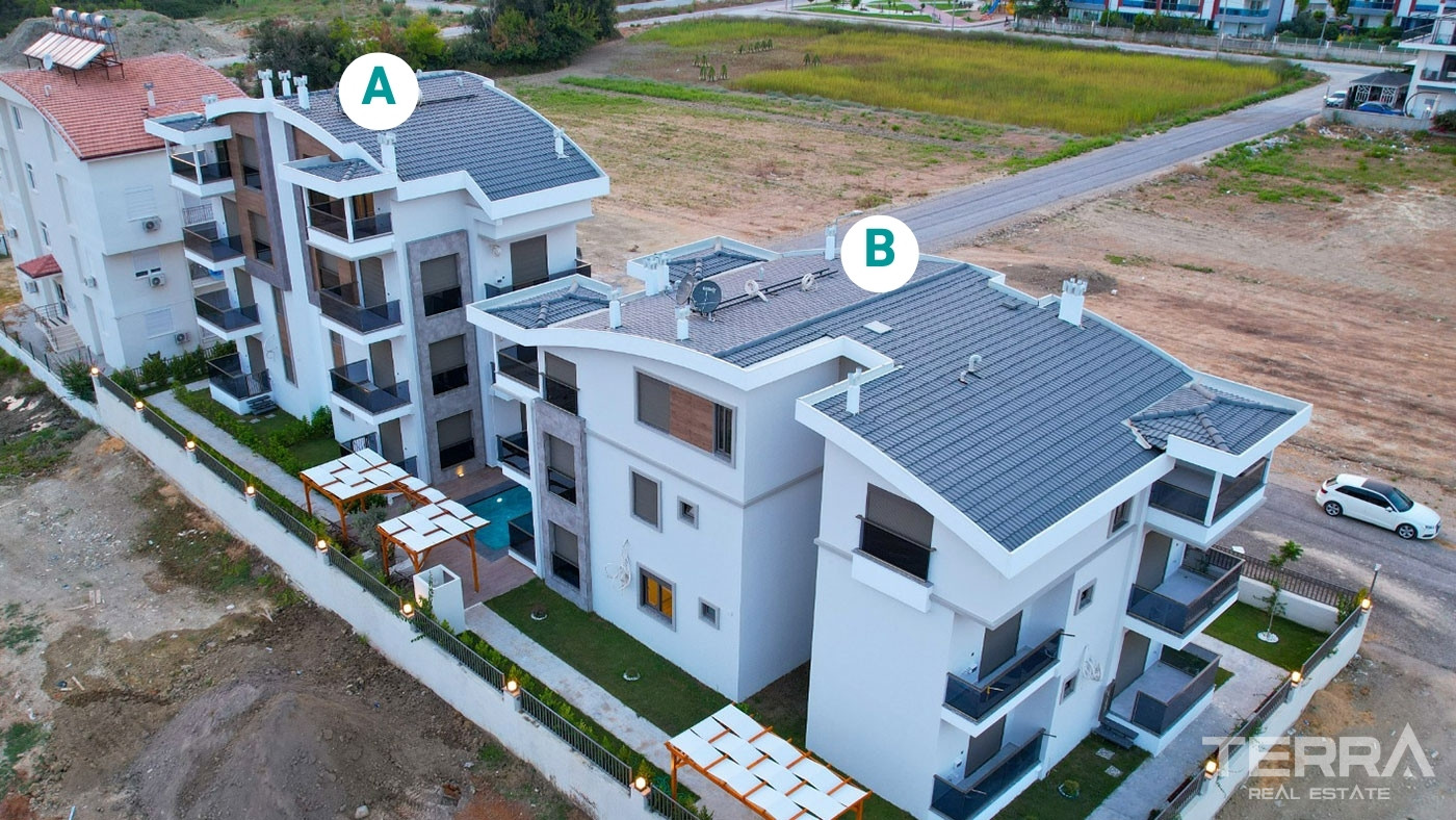 Stylish Key-Ready Apartments in a Complex with a Pool in Ilıca, Side - 101503