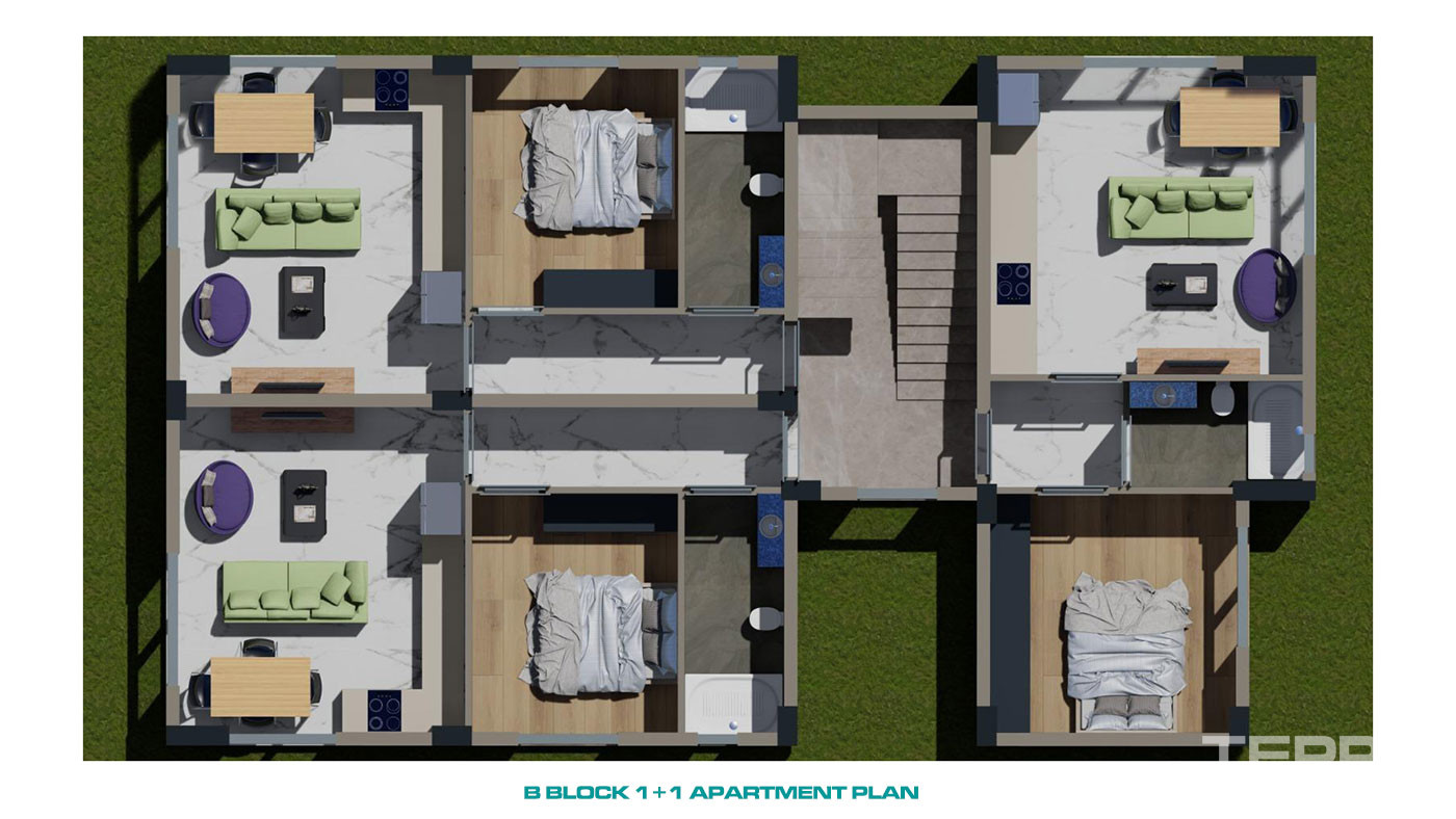 Stylish Key-Ready Apartments in a Complex with a Pool in Ilıca, Side - 101505