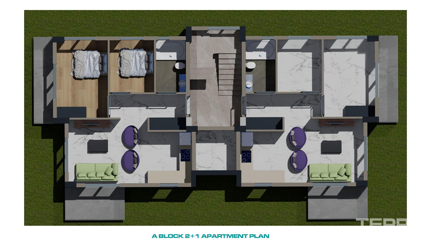 Stylish Key-Ready Apartments in a Complex with a Pool in Ilıca, Side - 101504