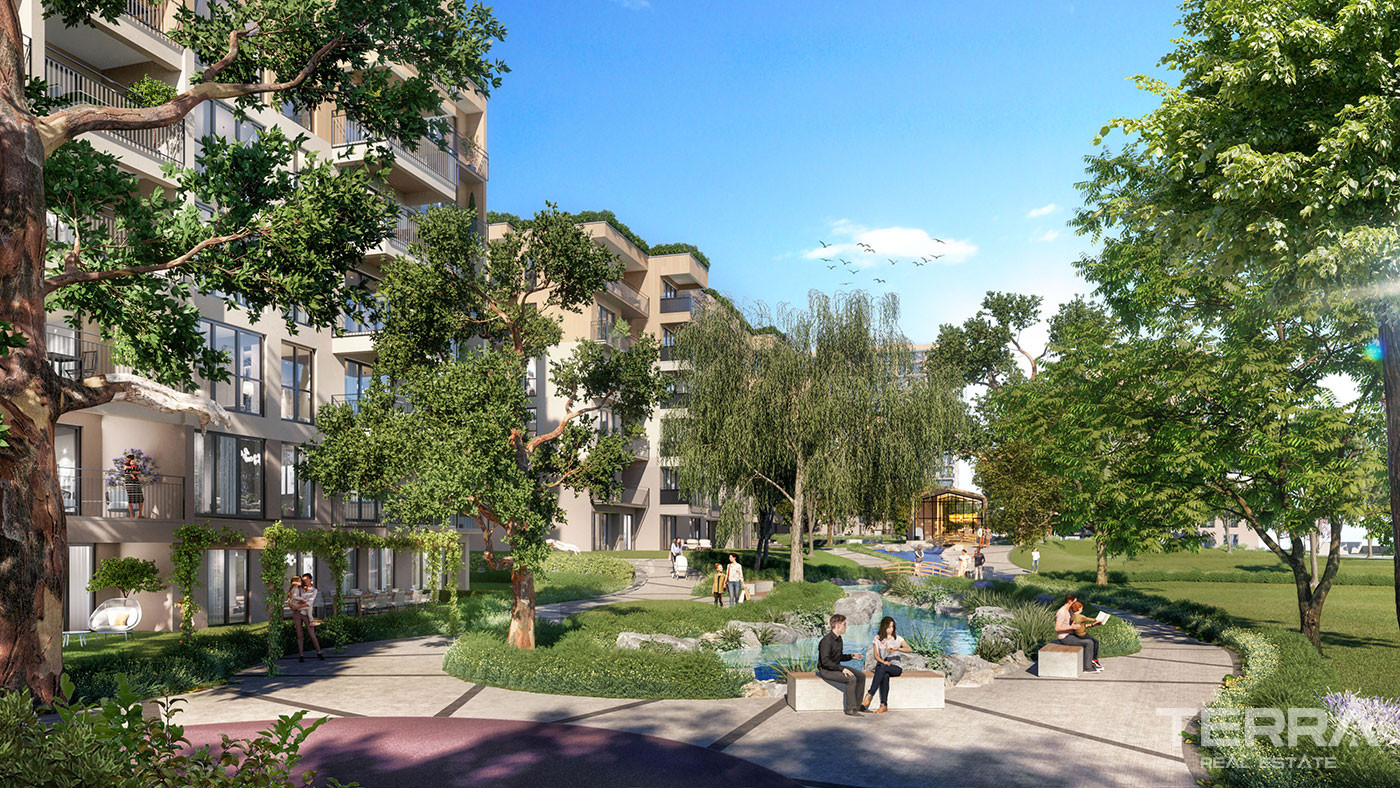 Apartments in a Family-Oriented Residence in Küçükçemece, İstanbul - 101576