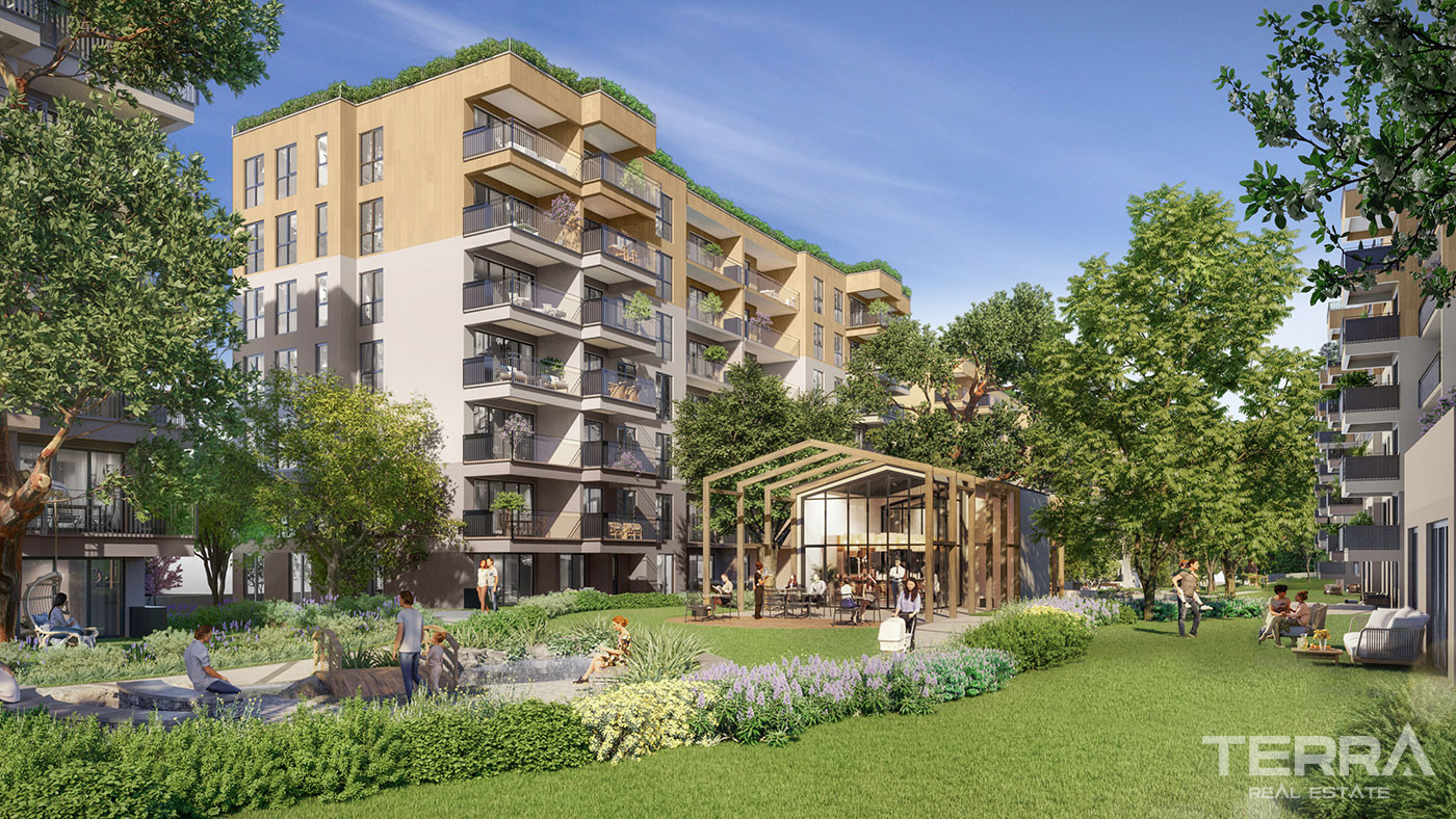 Apartments in a Family-Oriented Residence in Küçükçemece, İstanbul - 101577