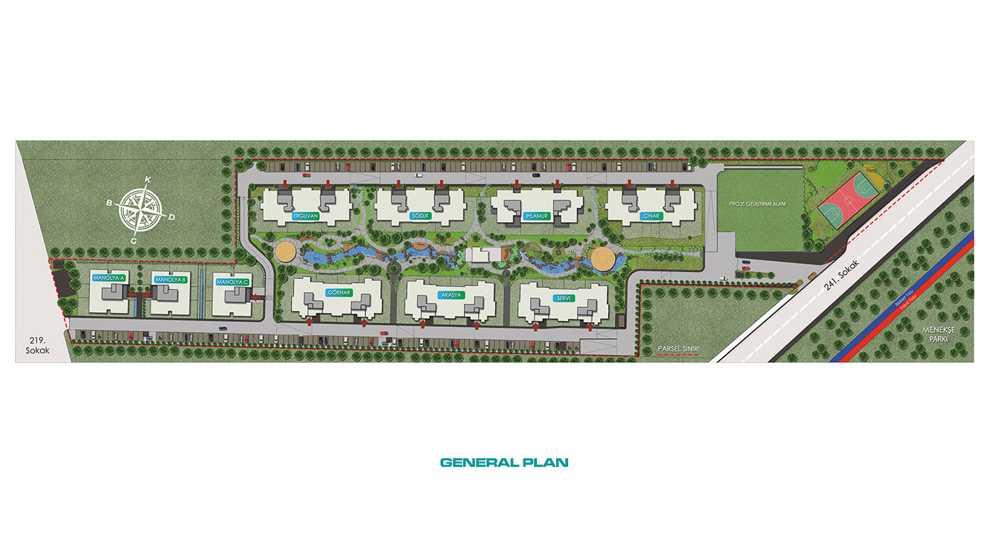 Apartments in a Family-Oriented Residence in Küçükçemece, İstanbul - 101578