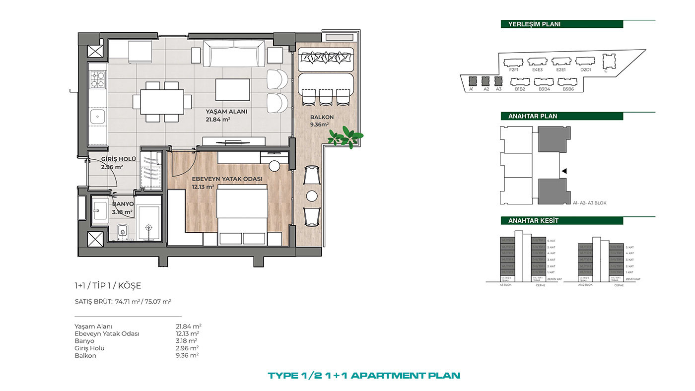 Apartments in a Family-Oriented Residence in Küçükçemece, İstanbul - 101580