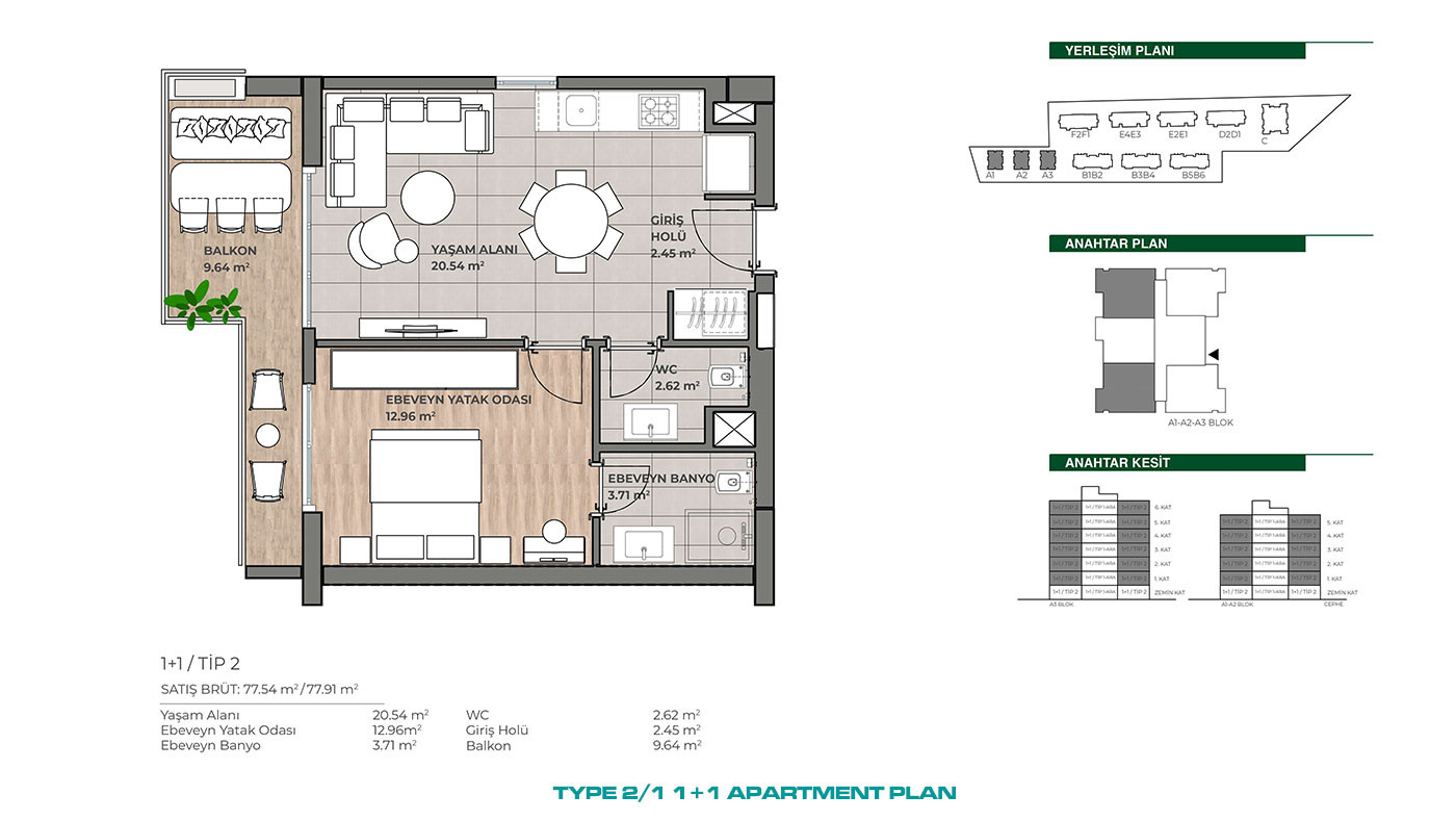 Apartments in a Family-Oriented Residence in Küçükçemece, İstanbul - 101582