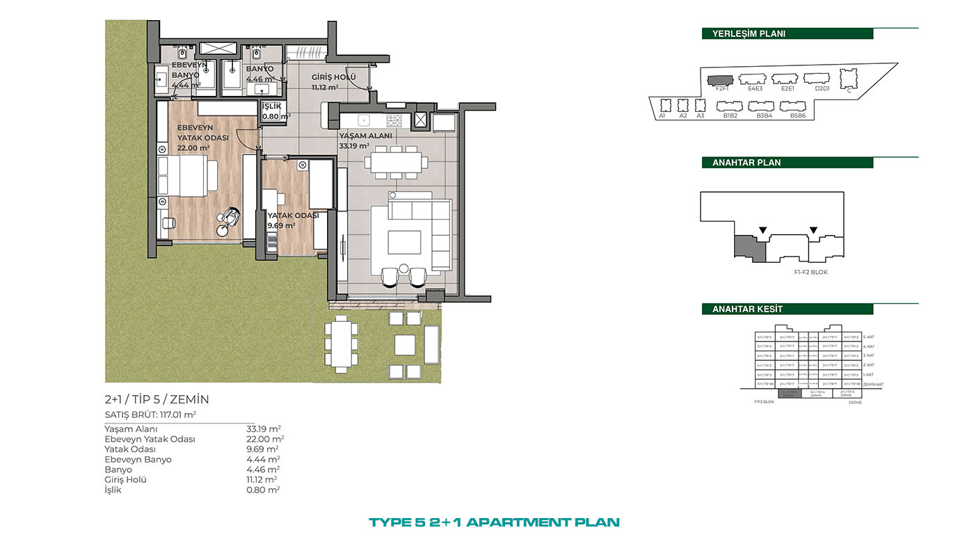 Apartments in a Family-Oriented Residence in Küçükçemece, İstanbul - 101590