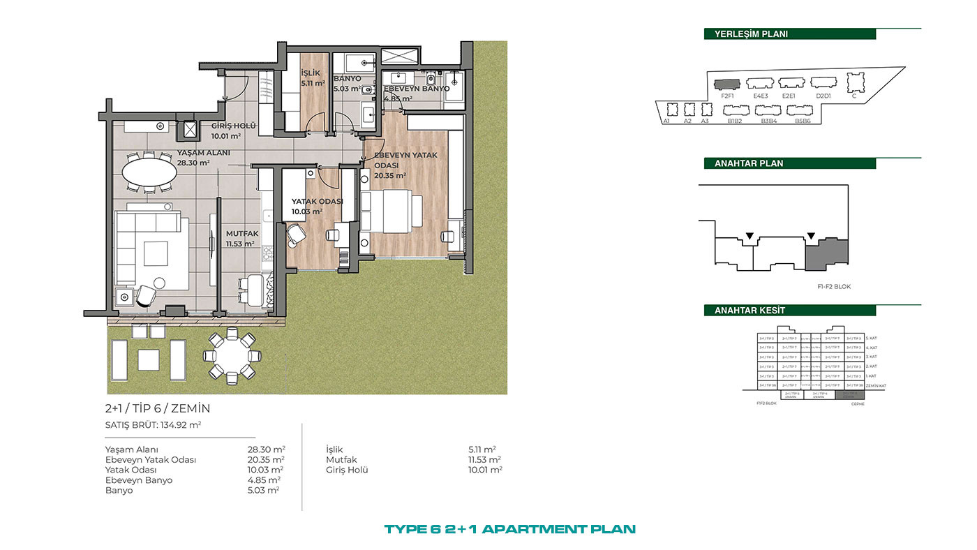 Apartments in a Family-Oriented Residence in Küçükçemece, İstanbul - 101591
