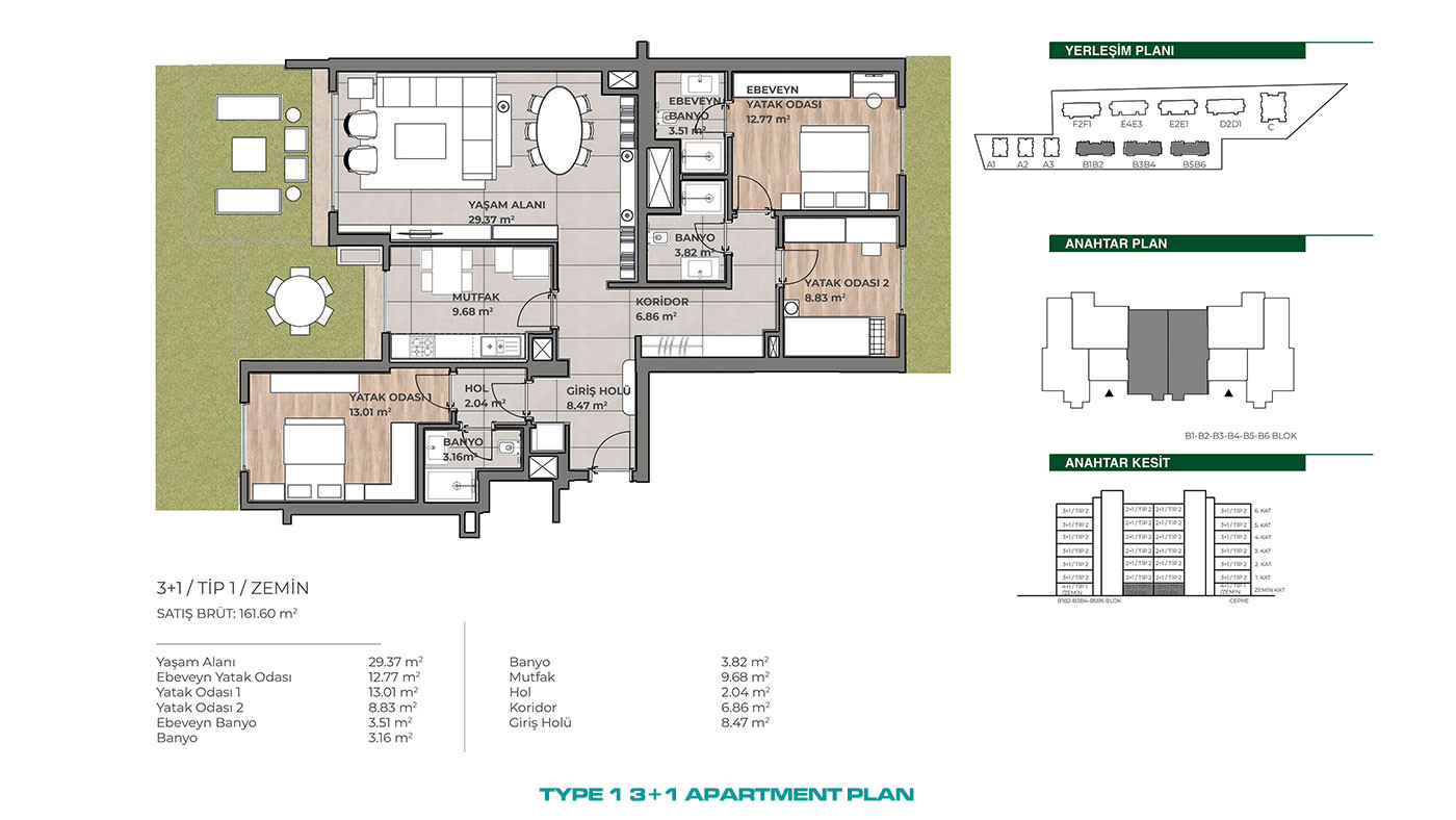 Apartments in a Family-Oriented Residence in Küçükçemece, İstanbul - 101595