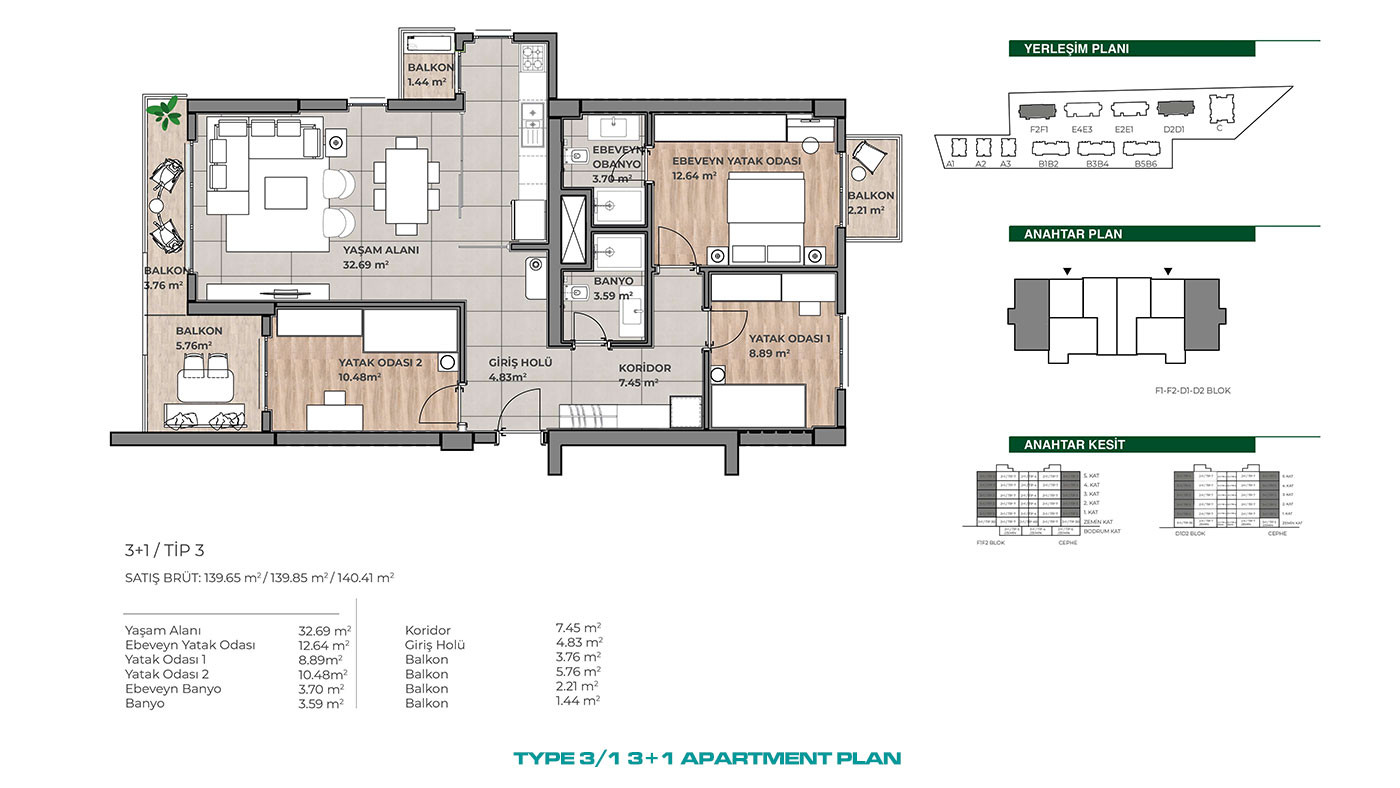 Apartments in a Family-Oriented Residence in Küçükçemece, İstanbul - 101596