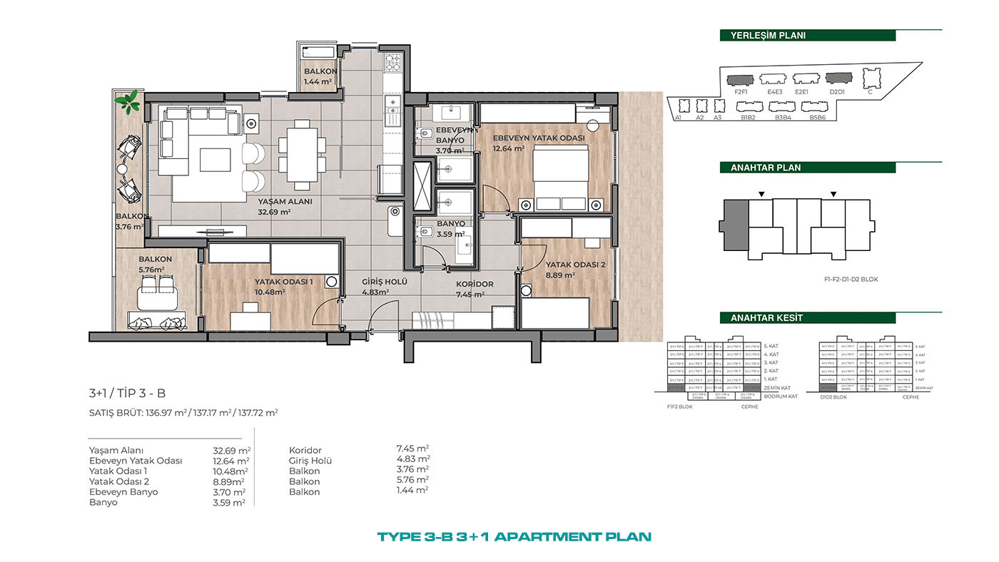 Apartments in a Family-Oriented Residence in Küçükçemece, İstanbul - 101597