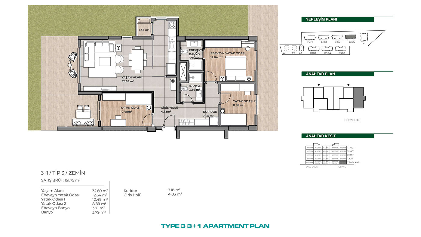 Apartments in a Family-Oriented Residence in Küçükçemece, İstanbul - 101598