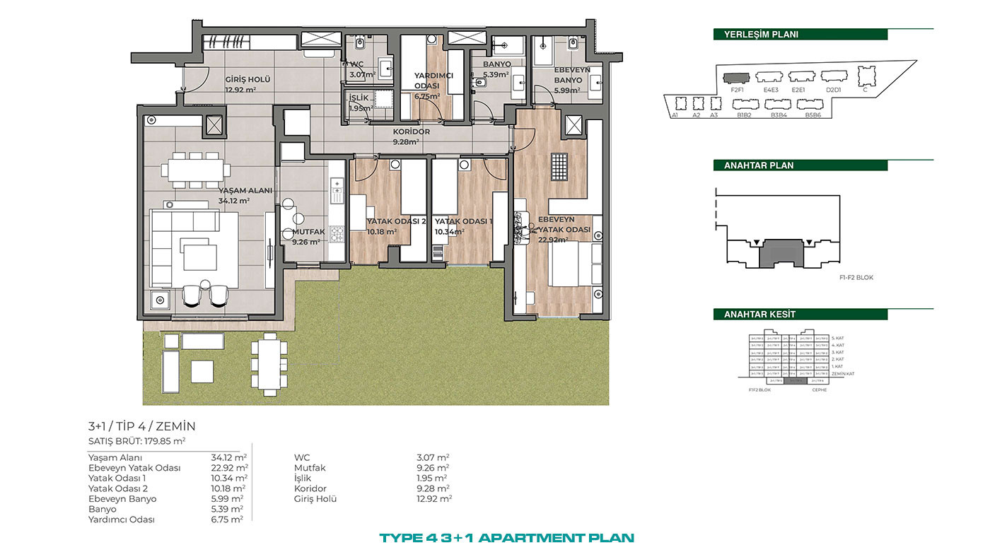 Apartments in a Family-Oriented Residence in Küçükçemece, İstanbul - 101599