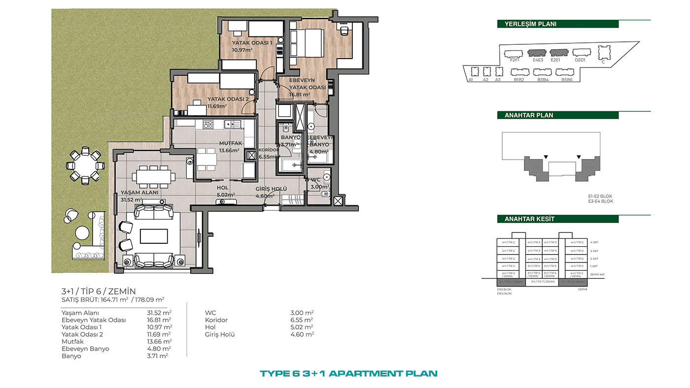 Apartments in a Family-Oriented Residence in Küçükçemece, İstanbul - 101602