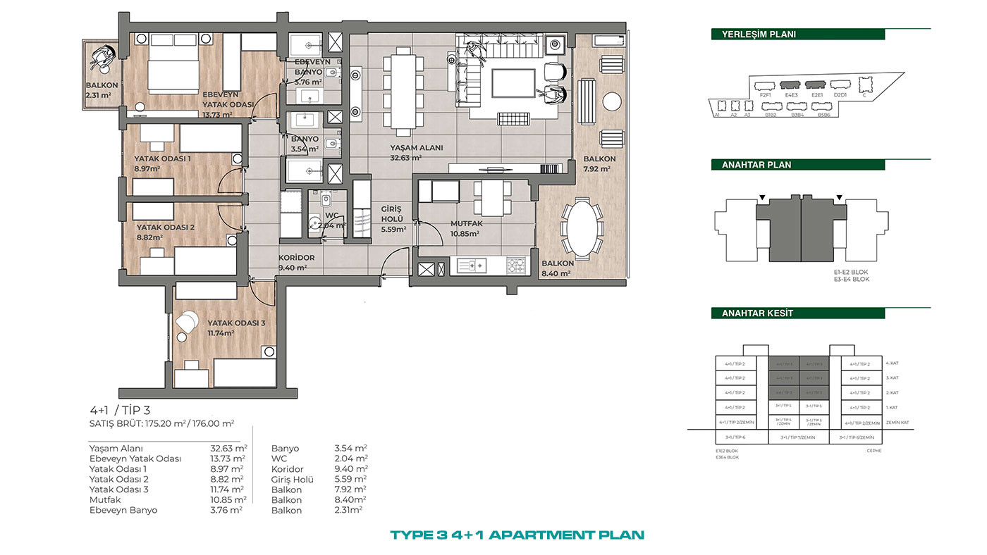 Apartments in a Family-Oriented Residence in Küçükçemece, İstanbul - 101607