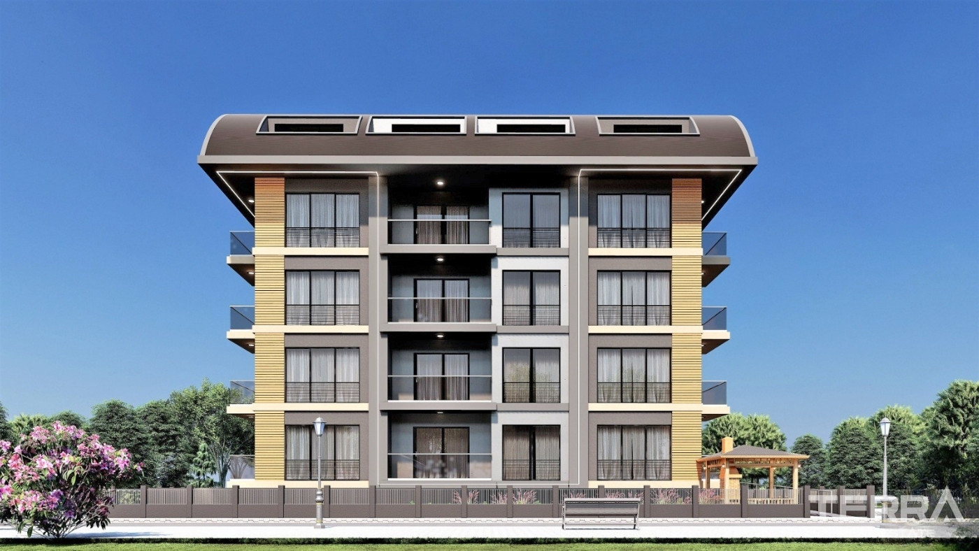 Central Apartments with Shared Pool and Modern Amenities in Alanya