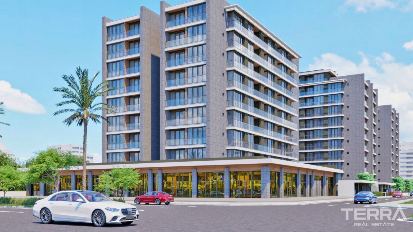 New Apartments in a Complex with Indoor Car Park in Altıntaş, Antalya
