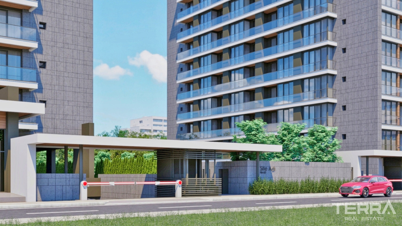 New Apartments in a Complex with Indoor Car Park in Altıntaş, Antalya - 101622