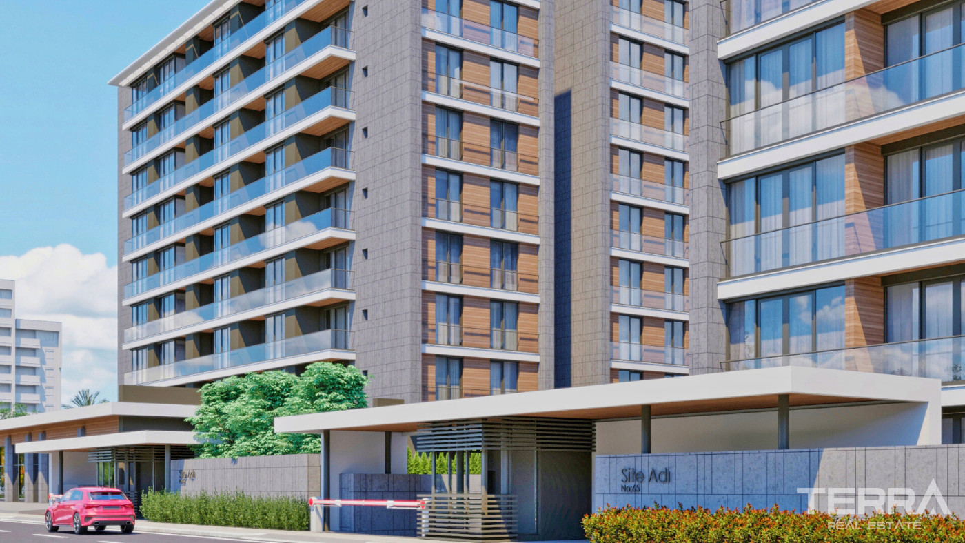 New Apartments in a Complex with Indoor Car Park in Altıntaş, Antalya - 101623