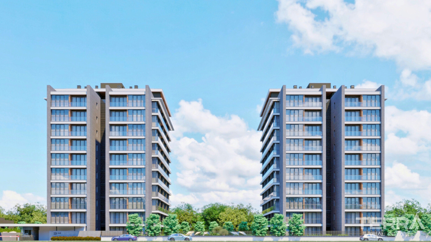 New Apartments in a Complex with Indoor Car Park in Altıntaş, Antalya - 101624