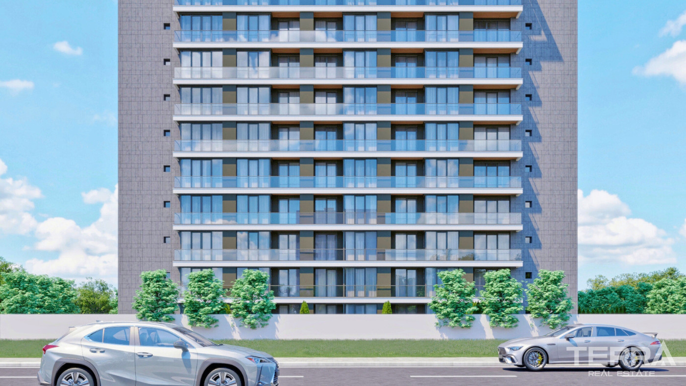New Apartments in a Complex with Indoor Car Park in Altıntaş, Antalya - 101627