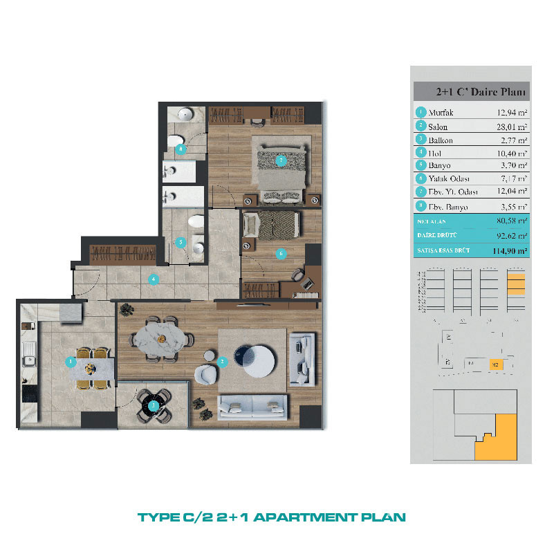 Smart Apartments Near Bağdat Avenue in Kadıköy, İstanbul - 101696