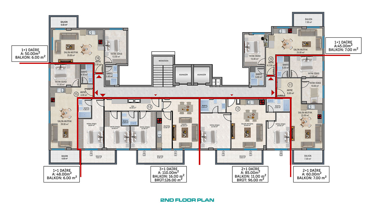 Contemporary Comfort with New Alanya Apartments Near Cleopatra Beach - 102124