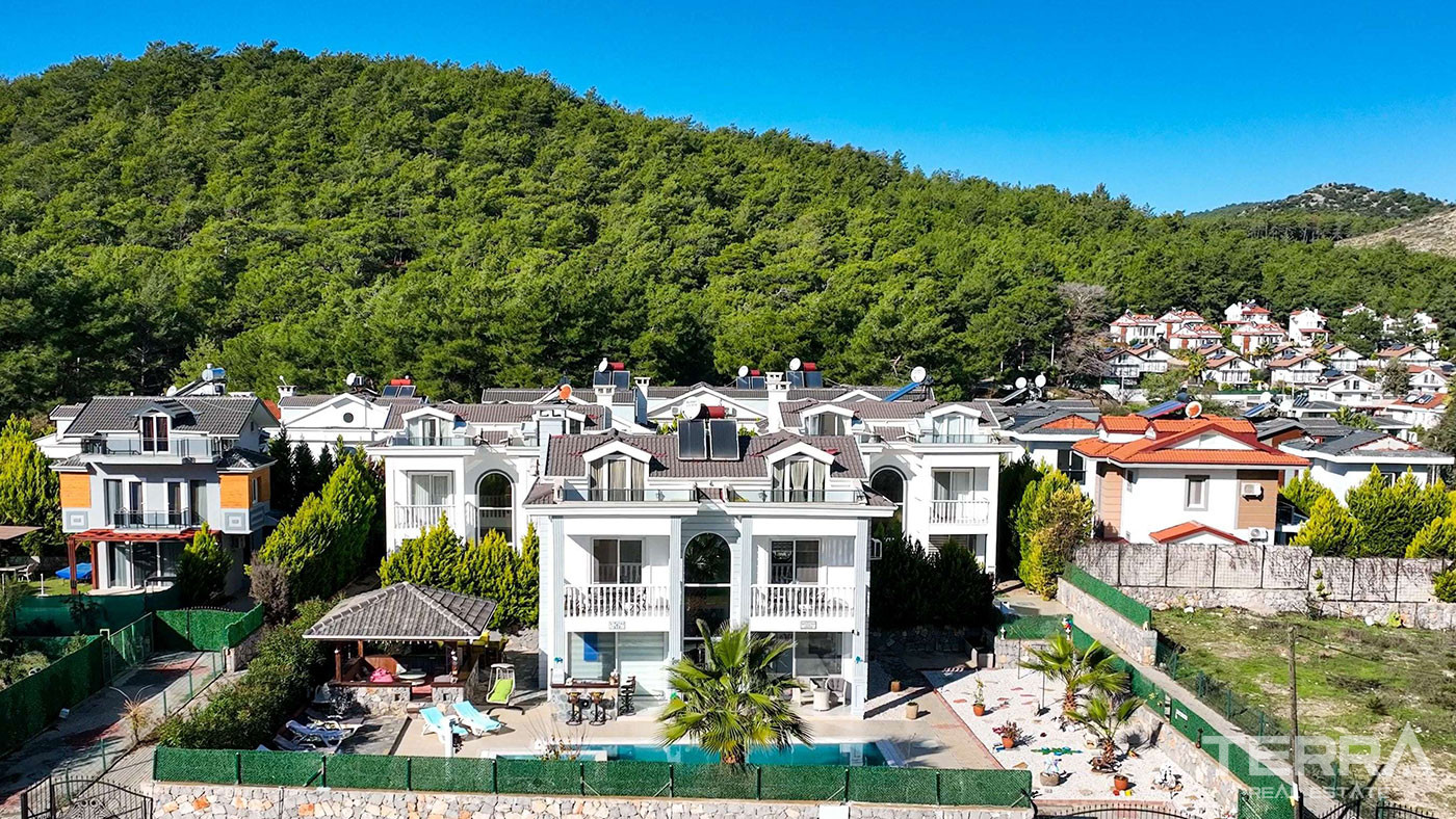 Furnished Villa with Mountain Views and a Pool in Hisarönü, Fethiye - 102348