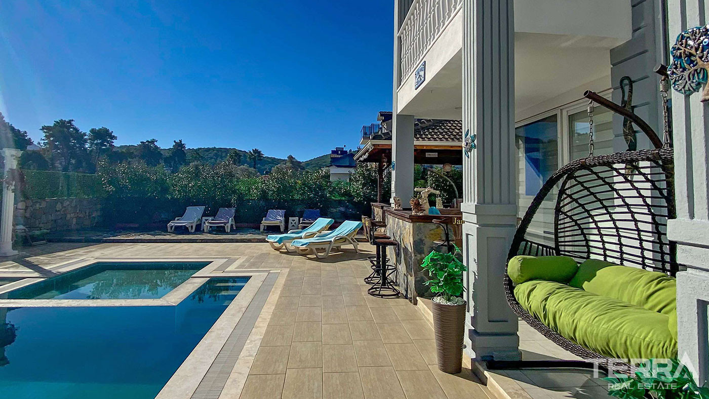 Furnished Villa with Mountain Views and a Pool in Hisarönü, Fethiye - 102351