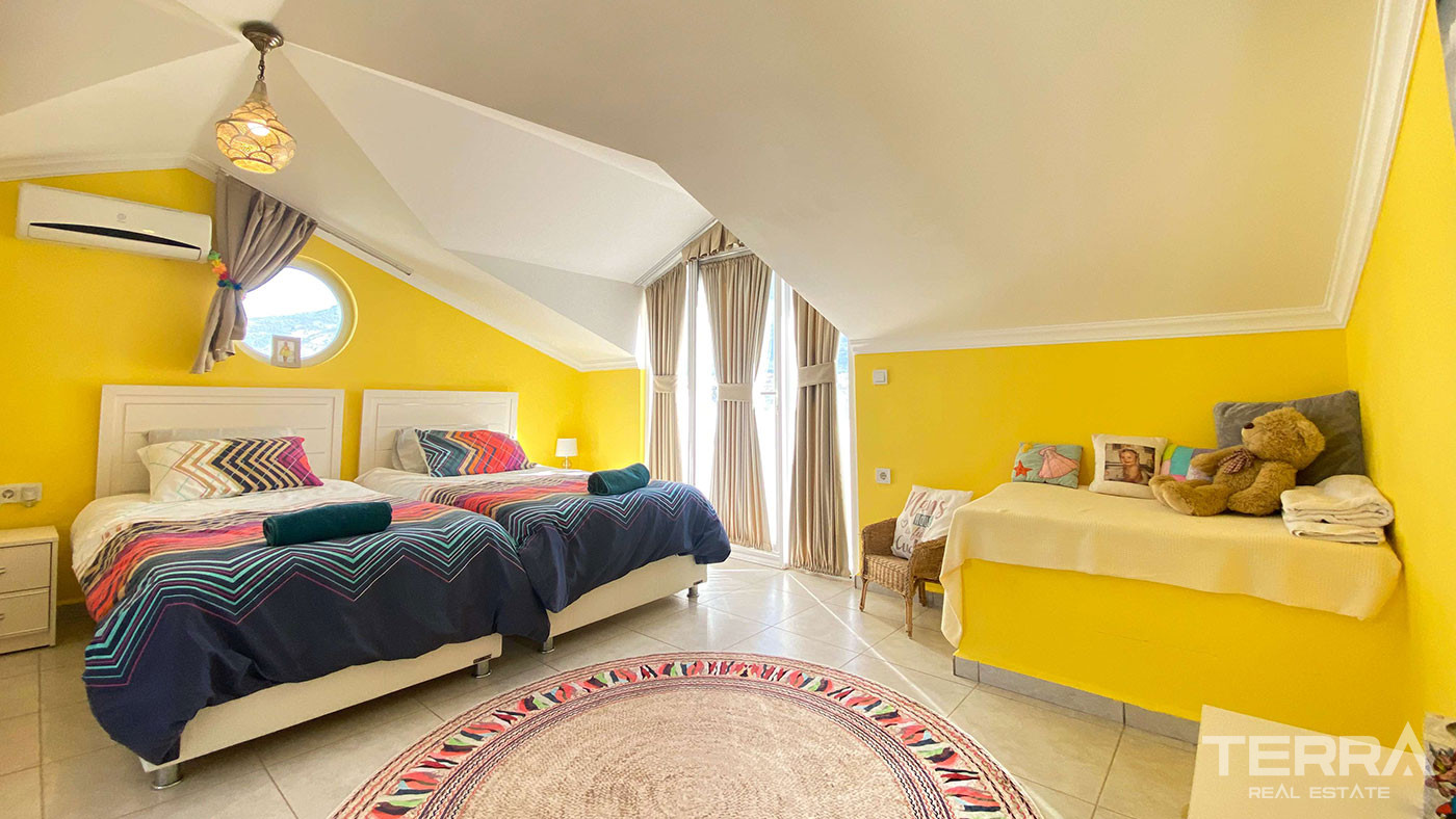 Furnished Villa with Mountain Views and a Pool in Hisarönü, Fethiye - 102356