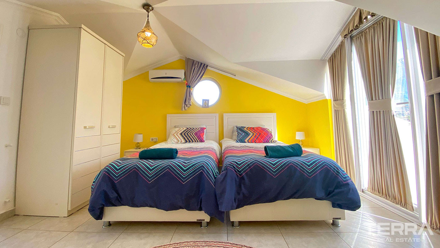 Furnished Villa with Mountain Views and a Pool in Hisarönü, Fethiye - 102359