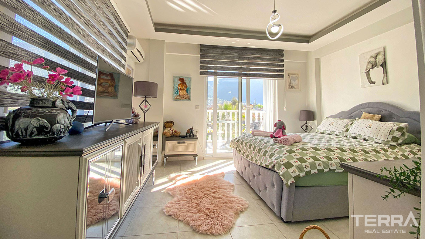 Furnished Villa with Mountain Views and a Pool in Hisarönü, Fethiye - 102363