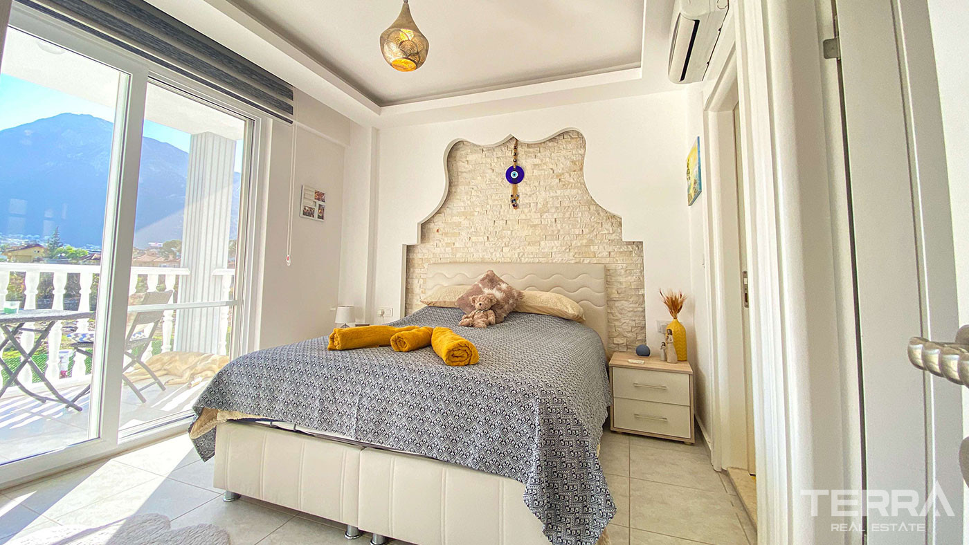 Furnished Villa with Mountain Views and a Pool in Hisarönü, Fethiye - 102362